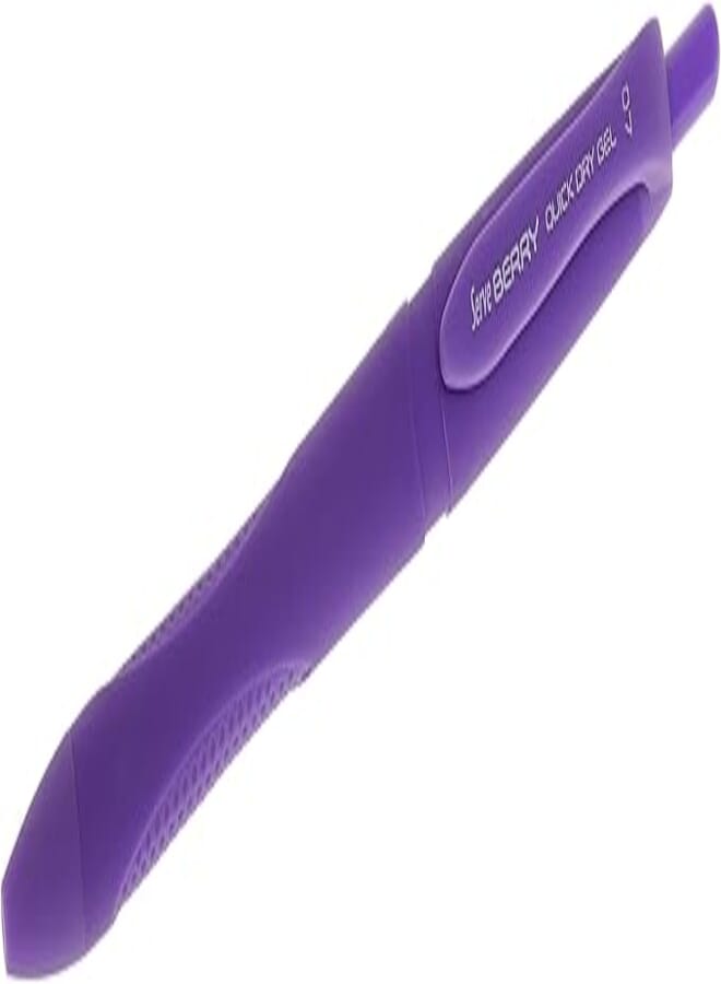 Serve SV-BRGEL07-MNS BERRY Quick Dry Gel Pen, 0.7 mm - Purple